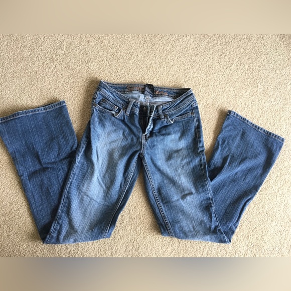Squeeze Jeans size 3/4 Medium wash - Picture 1 of 5